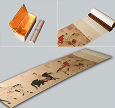 谢通门馆藏书画复制博物馆书画复制服务