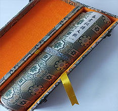 谢通门书画装裱案例